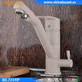 Brass Pure Water Painting Three Way Kitchen Faucet